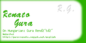 renato gura business card